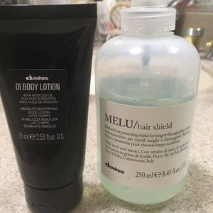 Davines Melu heat sheild and lotion